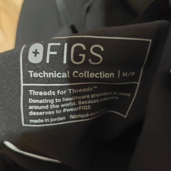 NWT Figs Women's High Waisted Zamora Jogger Scrub Pants Size MP Medium Petite - Picture 4 of 4